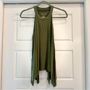 American Eagle Outfitters Green Flowy Tank Top